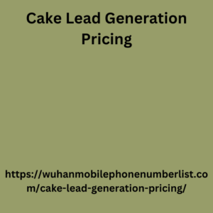 Cake Lead Generation Pricing