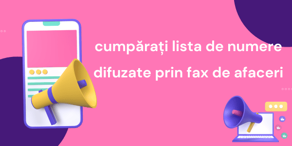 cumpărați lista de numere difuzate prin fax de afaceri