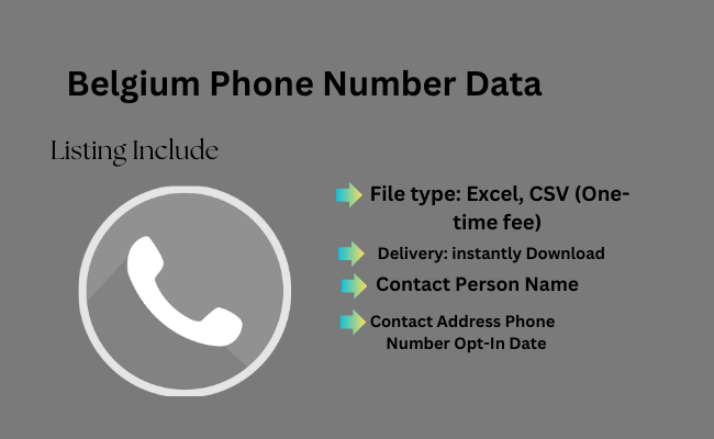 Belgium Phone Number Data