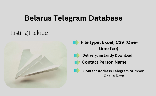 Belarus Telegram Database