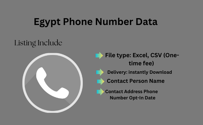 Egypt Phone Number Data