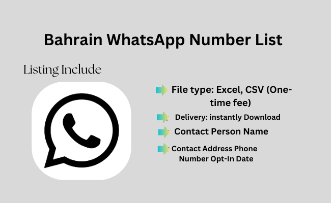 Bahrain WhatsApp Number List