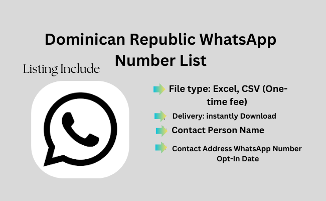 Dominican Republic WhatsApp Number List