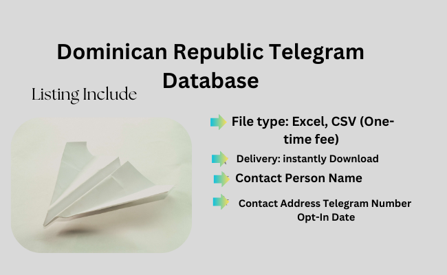 Dominican Republic Telegram Database