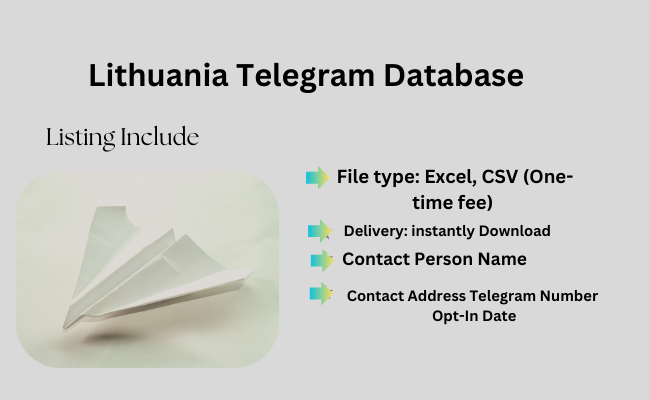 Lithuania Telegram Database
