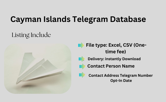 Cayman Islands Telegram Database