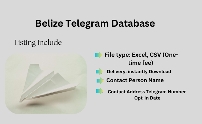 Belize Telegram Database