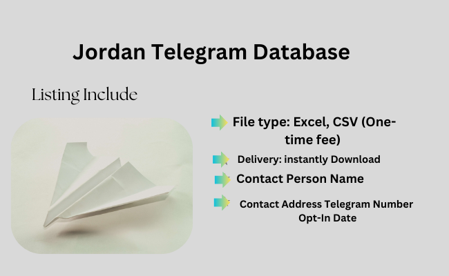 Jordan Telegram Database