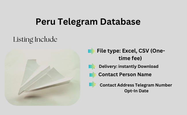 Peru Telegram Database