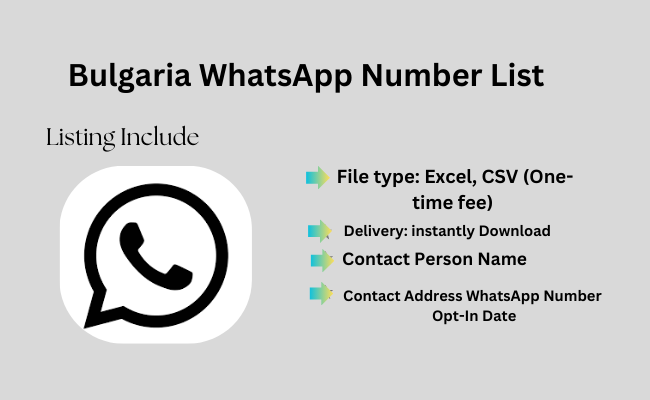 Bulgaria WhatsApp Number List