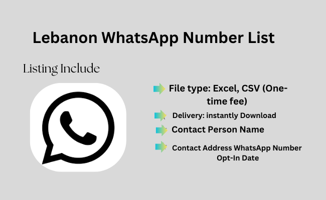 Lebanon WhatsApp Number List