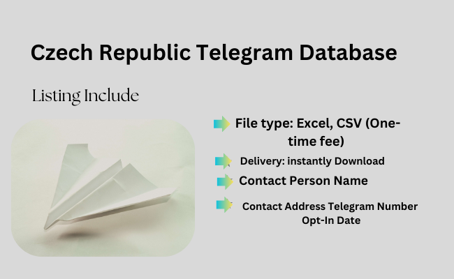 Czech Republic Telegram Database