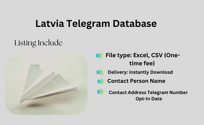 Latvia Telegram Database