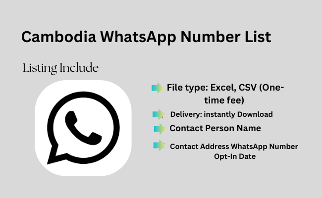 Cambodia WhatsApp Number List