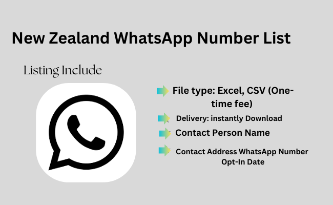 New Zealand WhatsApp Number List