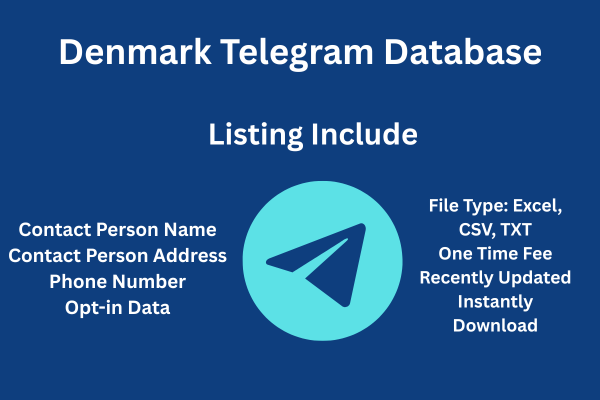 Denmark telegram database